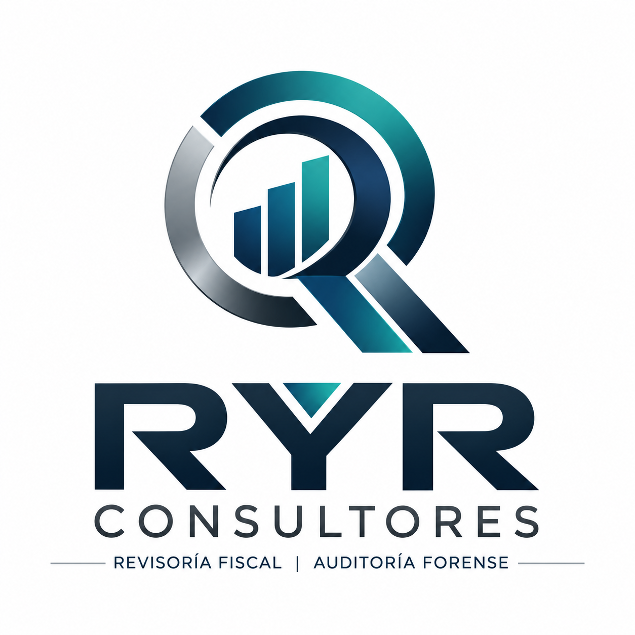 Logotipo original RYR Consultores, Revisoría Fiscal y Auditoría Forense